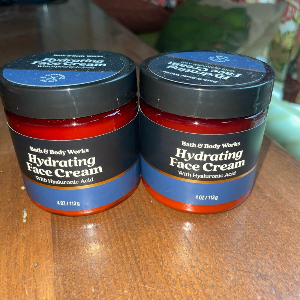 Bath and Body Works Mens Hydrating Face Cream X2